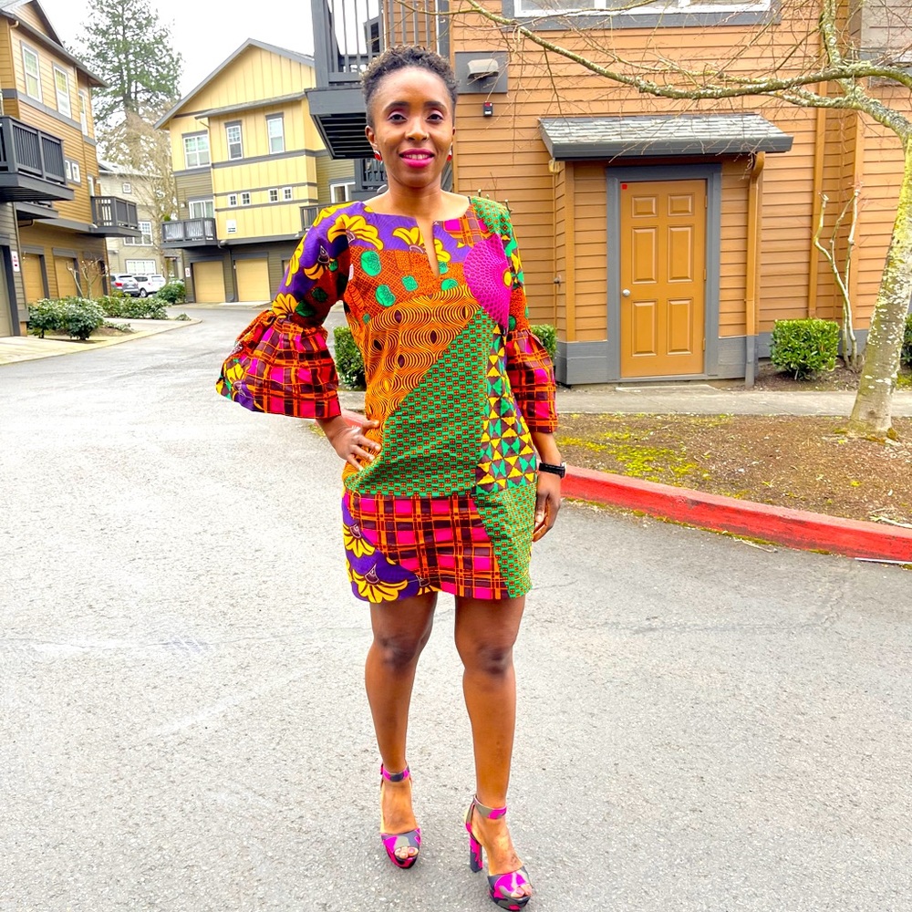 Dress African fabric